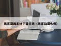 安徽黑客漫画素材下载网站（黑客动漫头像）